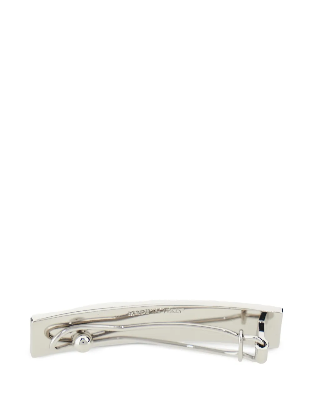 MM6 Maison Margiela Haarspeld met gegraveerd logo Zilver