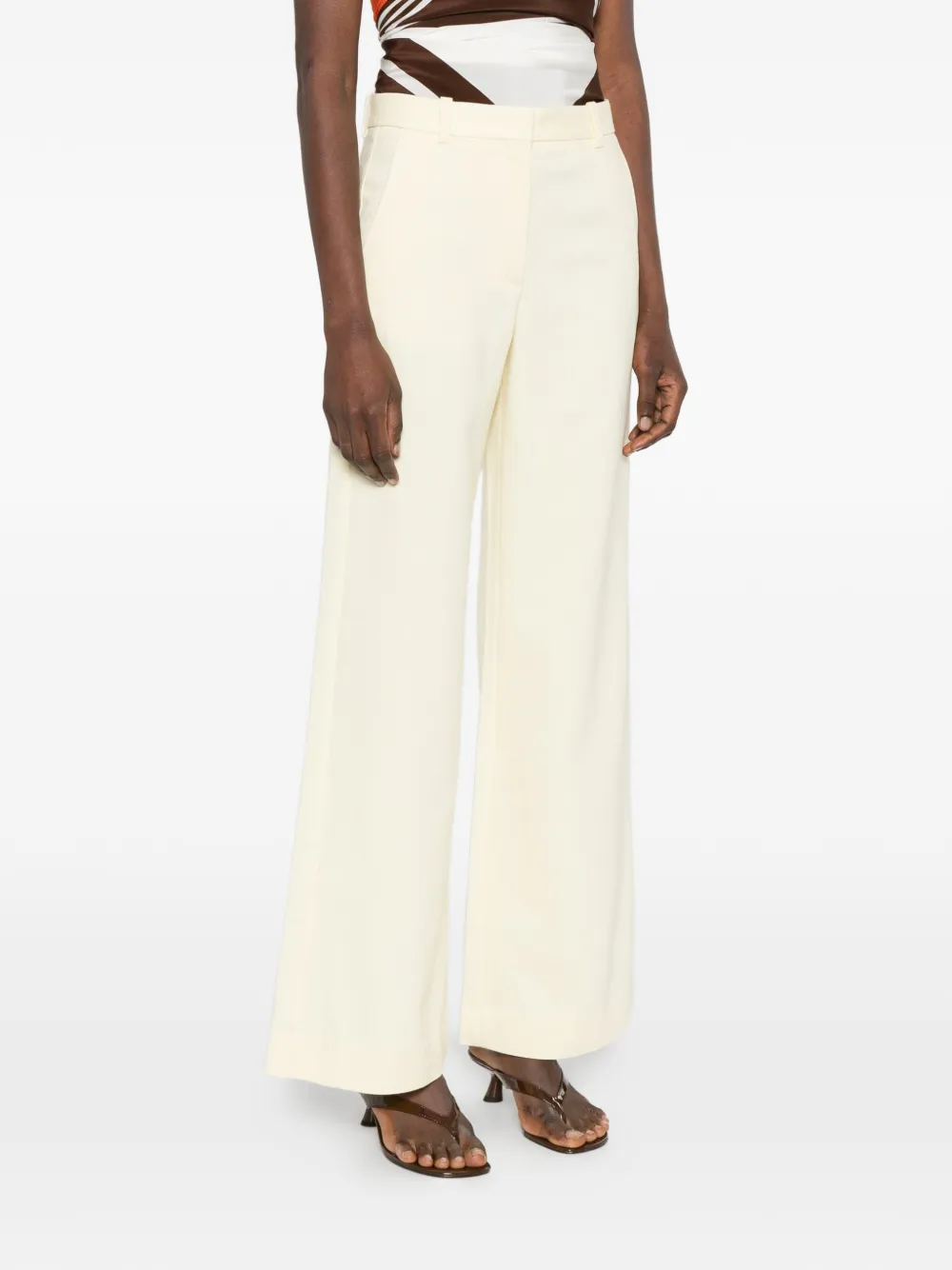  Maje Belt-loops Trousers - Yellow 