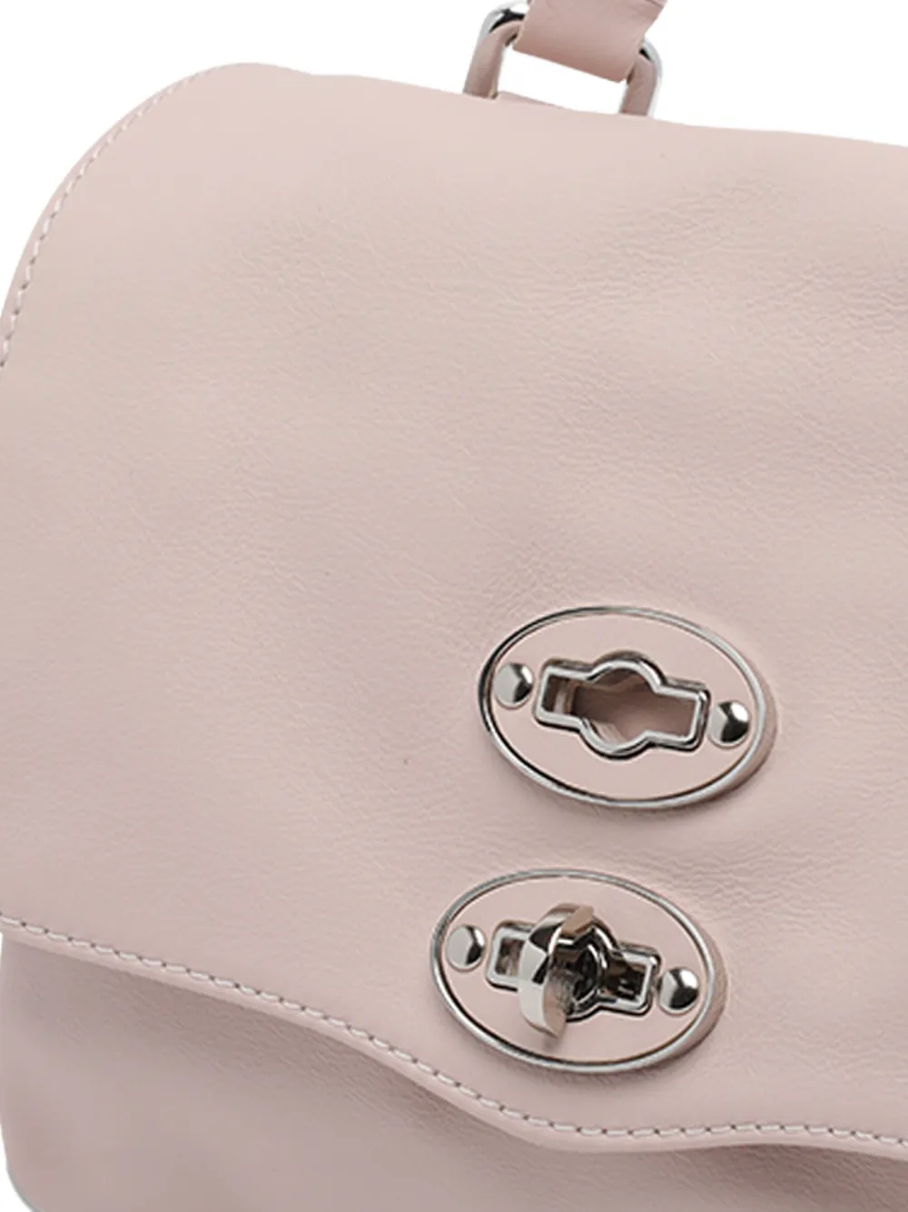 Zanellato Postina handtas met draaislotsluiting Roze