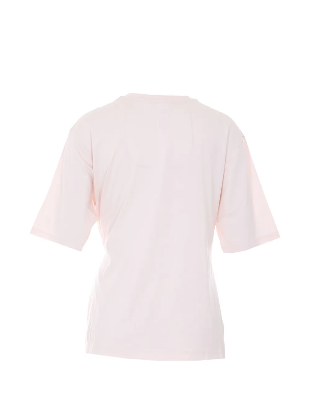 TWINSET T-shirt met logoplakkaat Roze