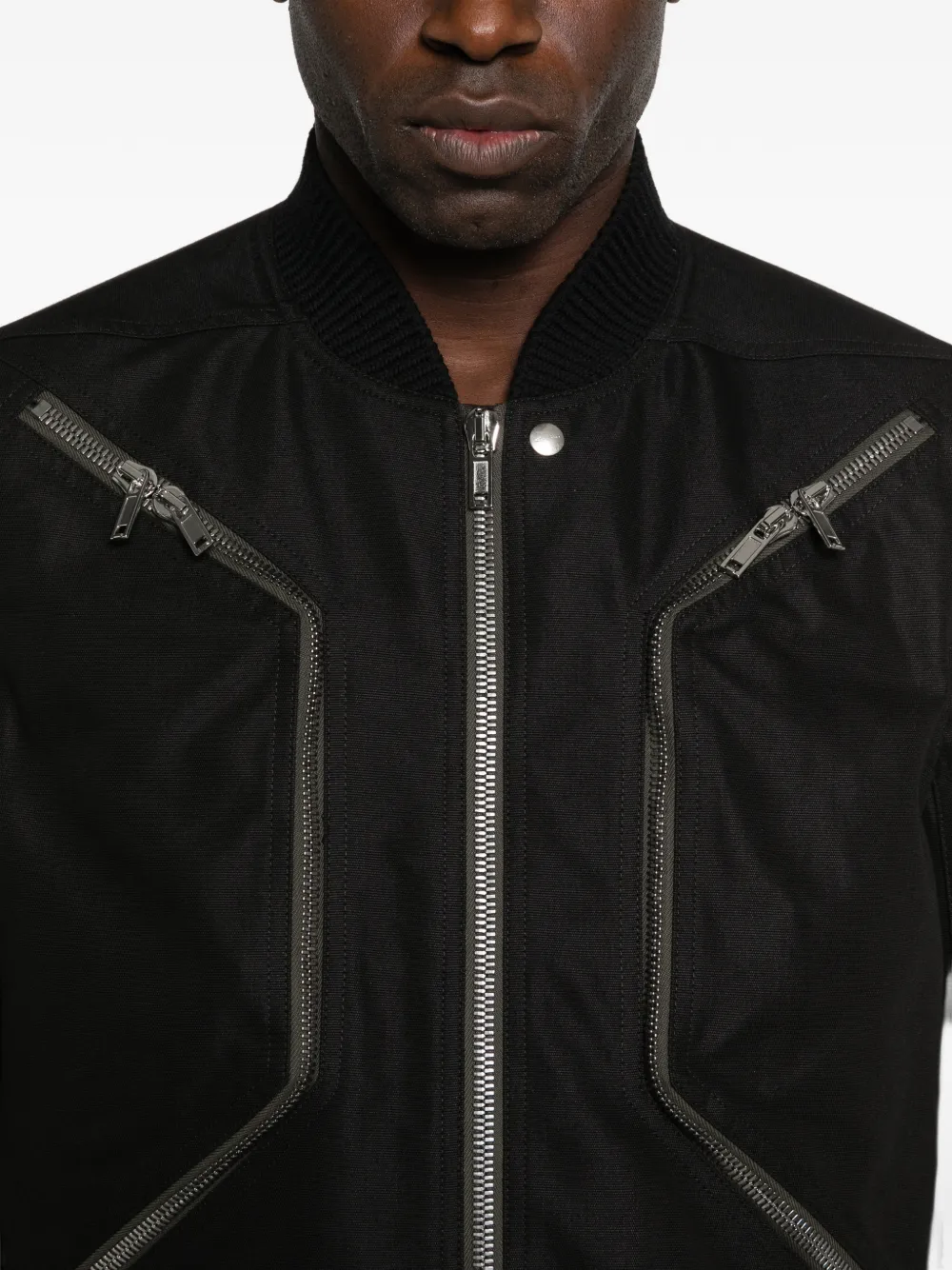 Rick Owens Bomberjack met rits Zwart