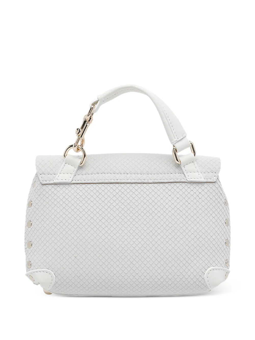 Zanellato Postina shopper met draaislotsluiting Wit