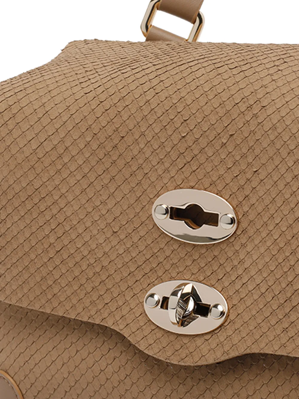 Zanellato Postina shopper met draaislotsluiting Bruin