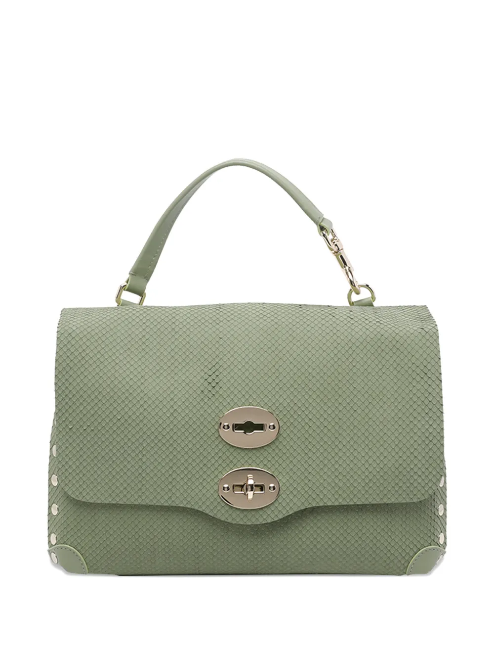 Zanellato Amoretto Postina leather shoulder bag - Verde
