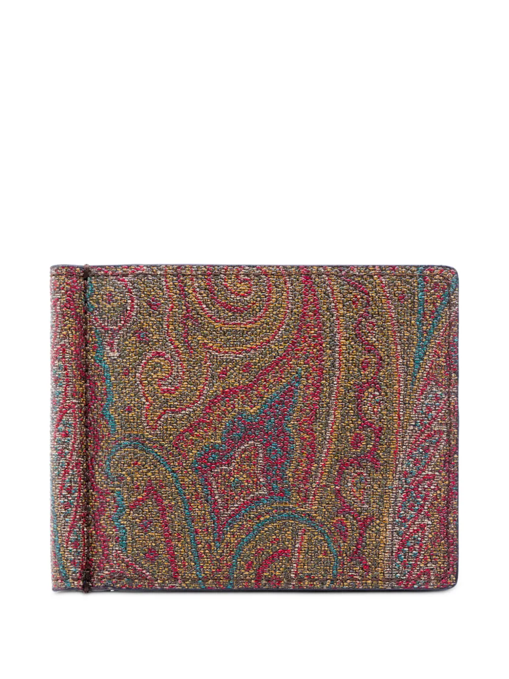 ETRO paisley-print wallet - Marrone