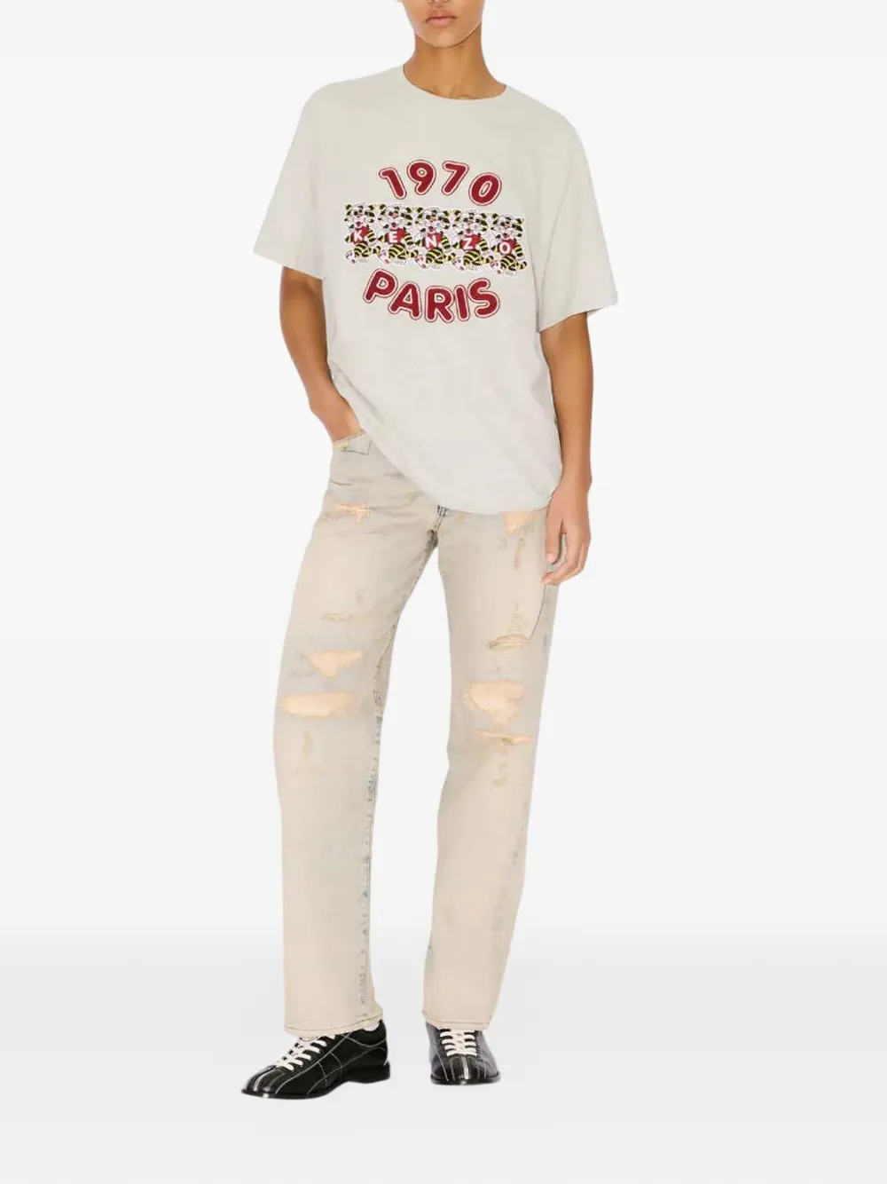  Kenzo Wild Tiger T-shirt - Grey 