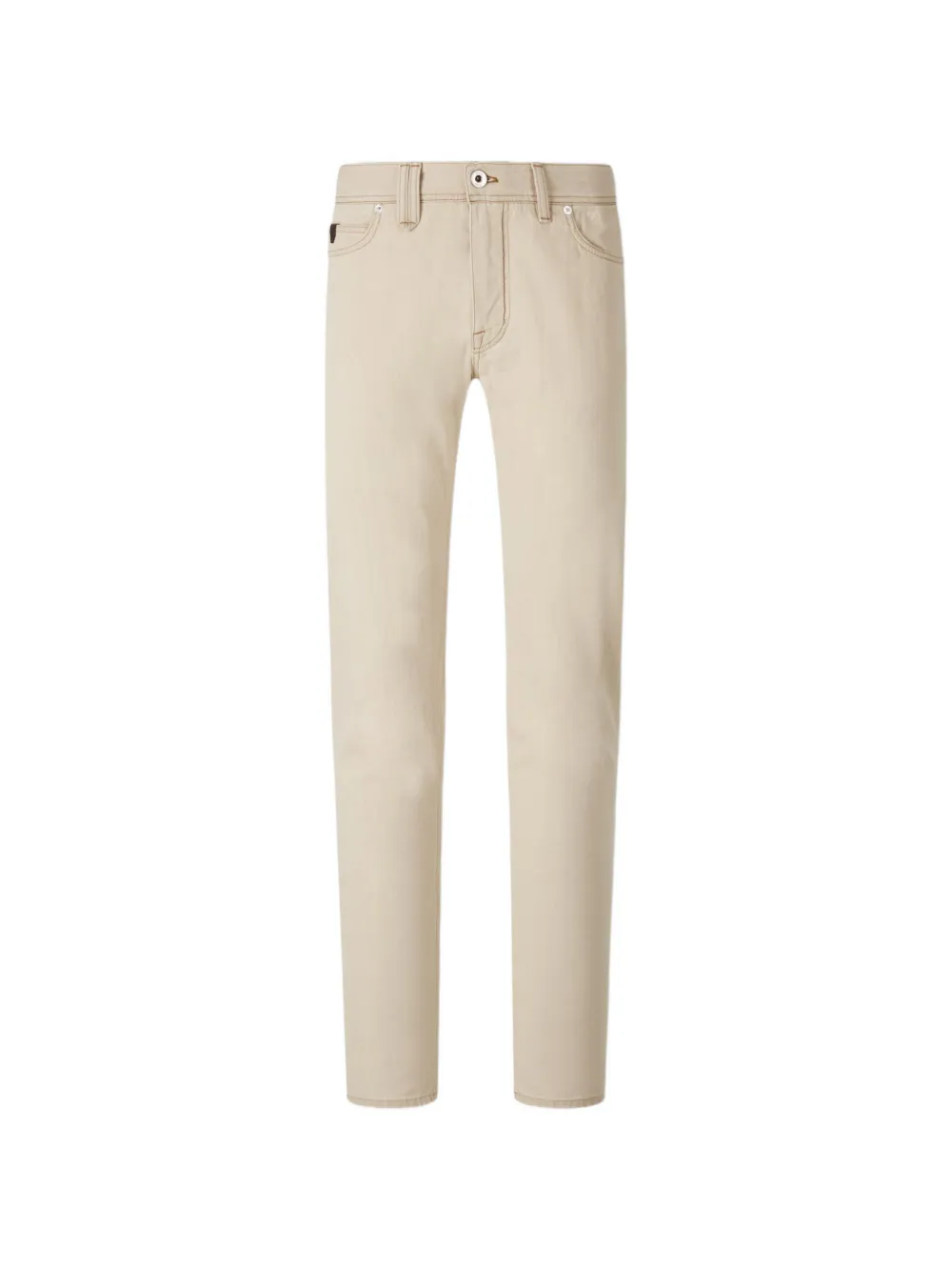 Brioni patch pocket straight-leg jeans - Toni neutri