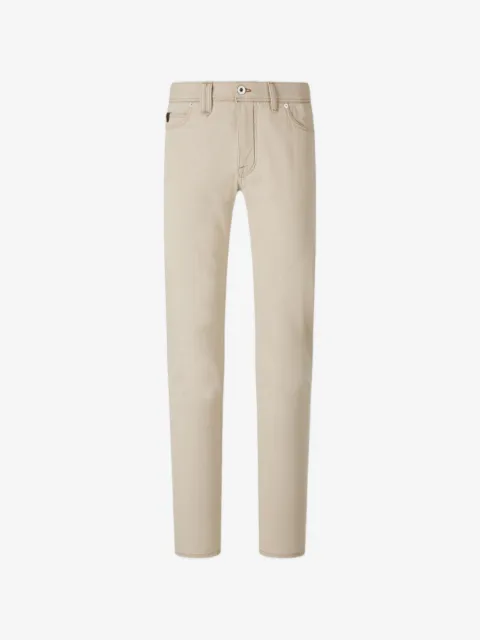 Brioni jeans rectos con bolsillos de parche