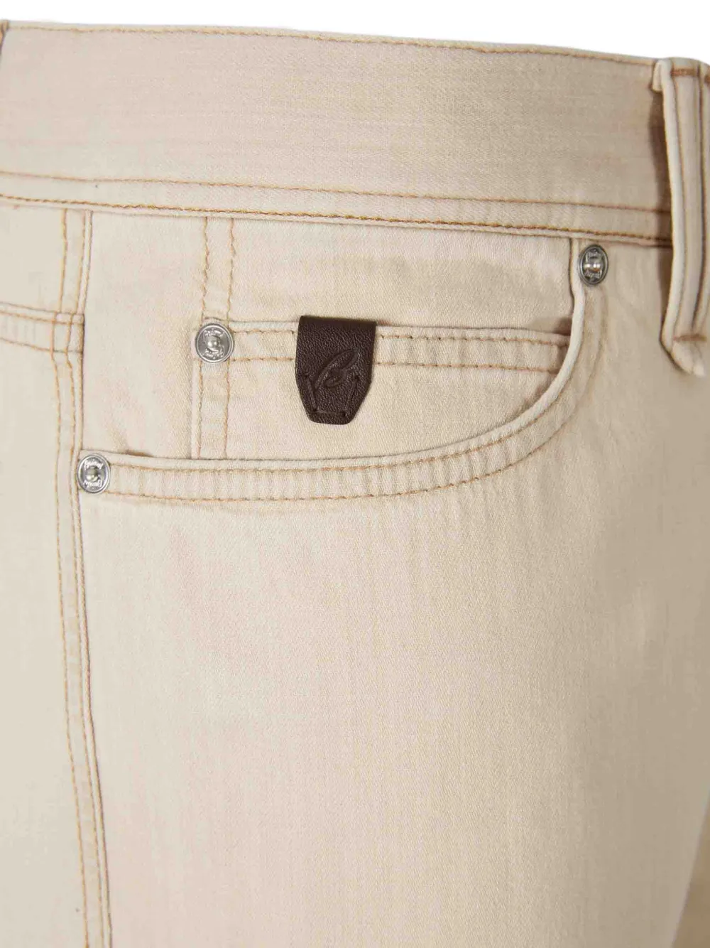  Brioni Patch Pocket Straight-leg Jeans - Neutrals 