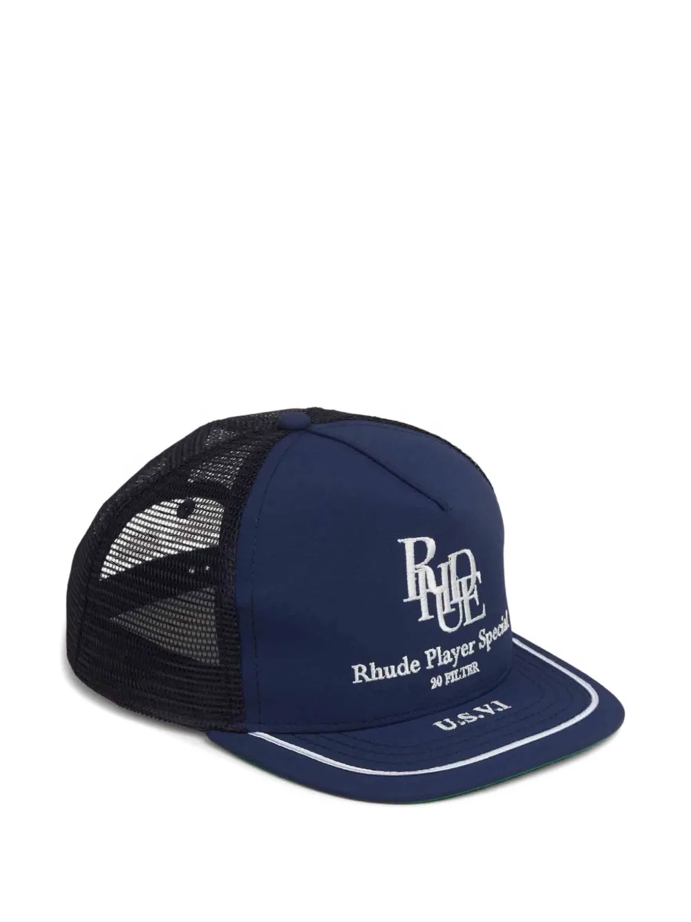  Rhude Logo-plaque Baseball Cap - Blue 