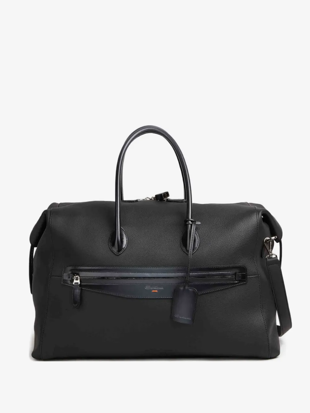 Santoni сумка-тоут с двойной молнией | черный | Image 1