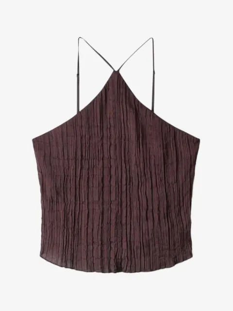 STAUD crinkled top