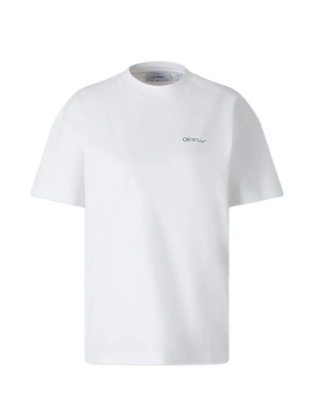 Off-White floral logo T-shirt - Bianco