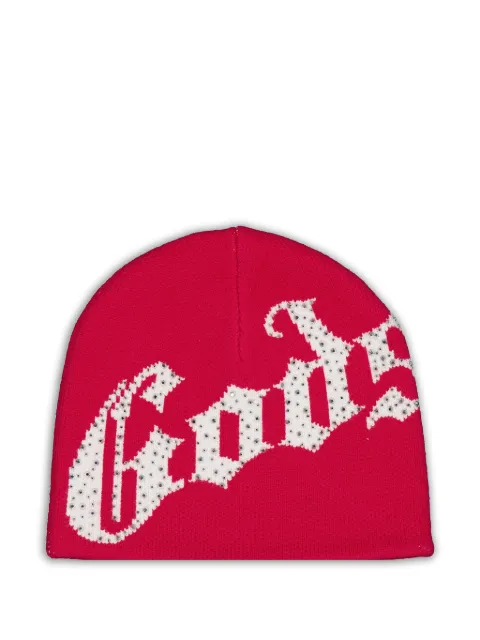 GODSPEED logo studded beanie