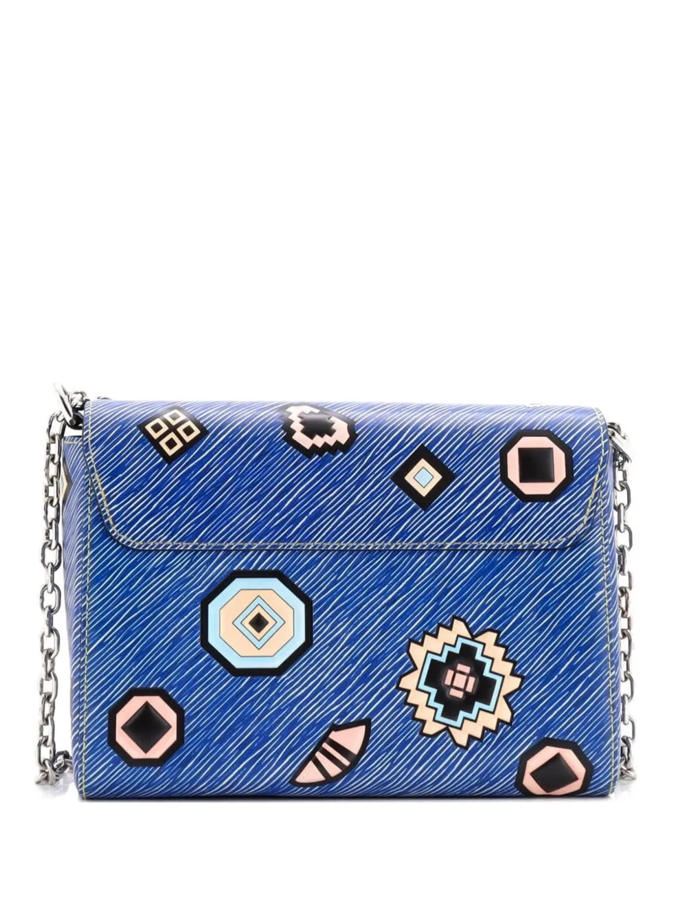 Louis Vuitton Pre-Owned Twist Handbag Limited Edition Azteque Epi Leather MM shoulder bag - Blu