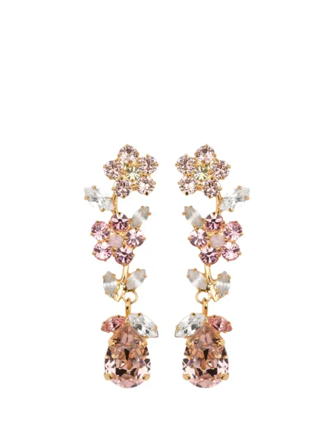 Jennifer Behr Freesia floral-motif drop earrings