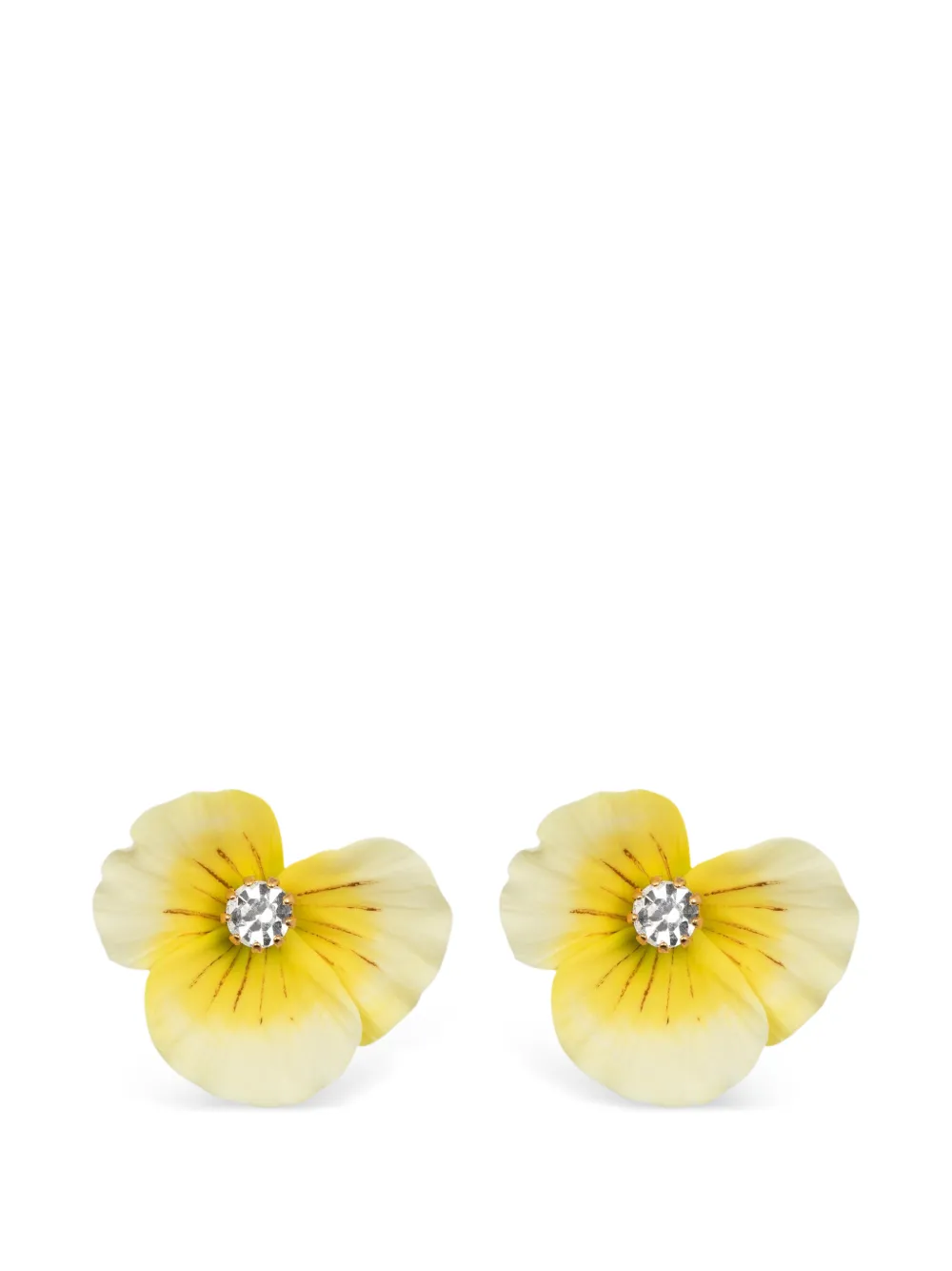 Jennifer Behr Aleah flower-shaped stud earrings - Oro