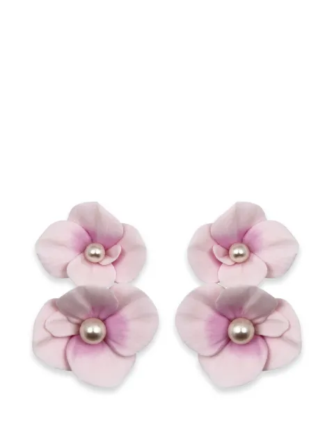 Jennifer Behr boucles d'oreilles motif floral Aylani