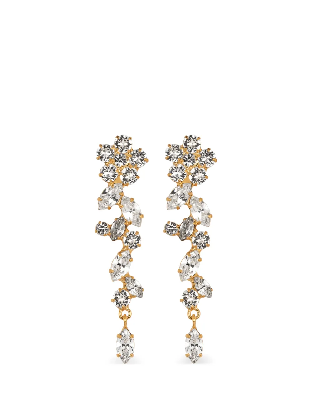 Jennifer Behr Jasmina crystal-embellished earrings - Oro
