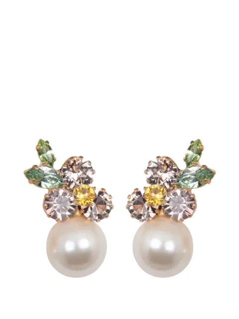 Jennifer Behr aretes Vivi con perla artificial