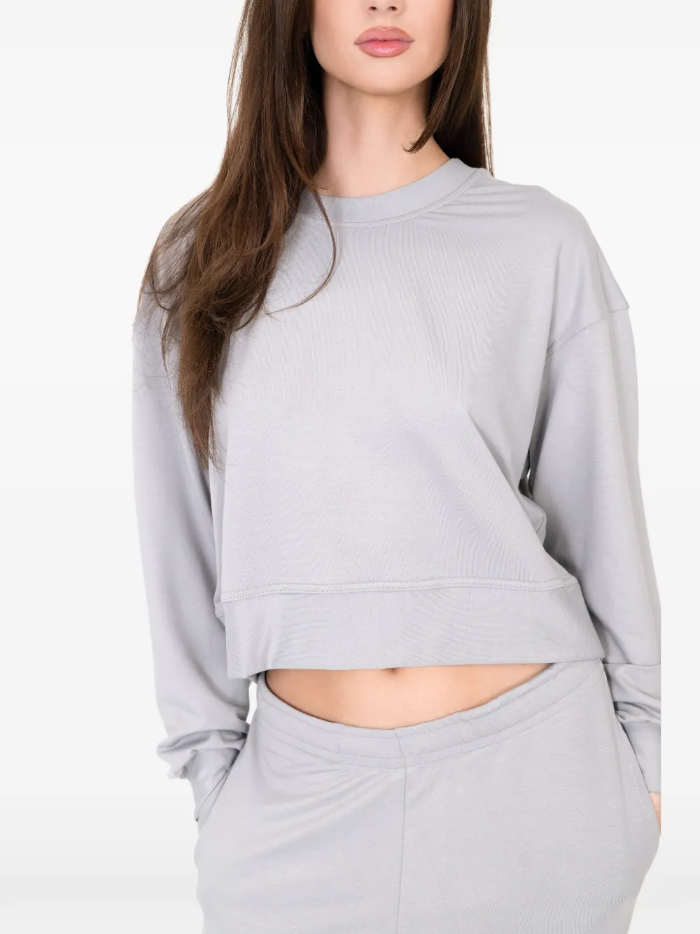  On/off Essentials The Solace Crew Neck Sweatshirt - Grey 