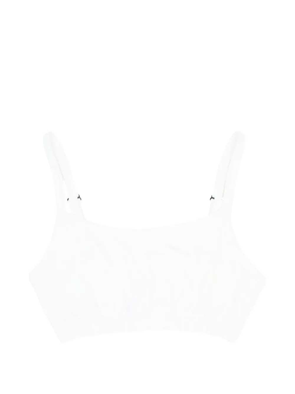 ON/OFF Essentials rear logo detail tank top - Bianco