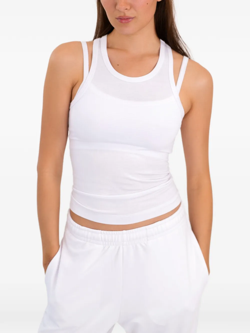  On/off Essentials The Essential Tank Top - White 