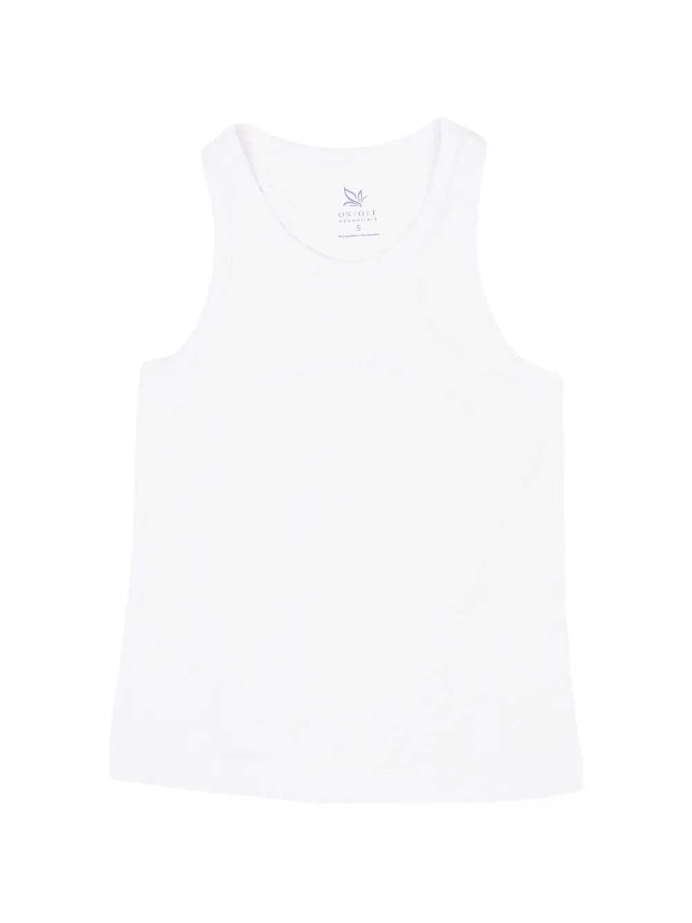 ON/OFF Essentials The essential double-strap tank top - Bianco