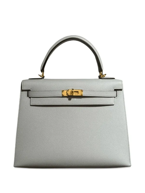 Hermès Pre-Owned 2025 ケリー セリエ 25 レザーハンドバッグ | グレー