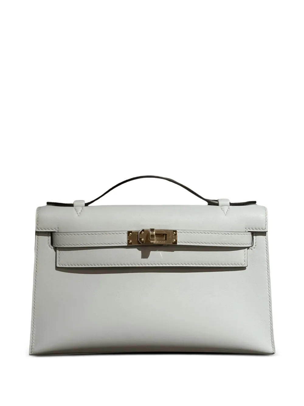 Hermès Pre-Owned Pochette Kelly in pelle 2025 - Bianco