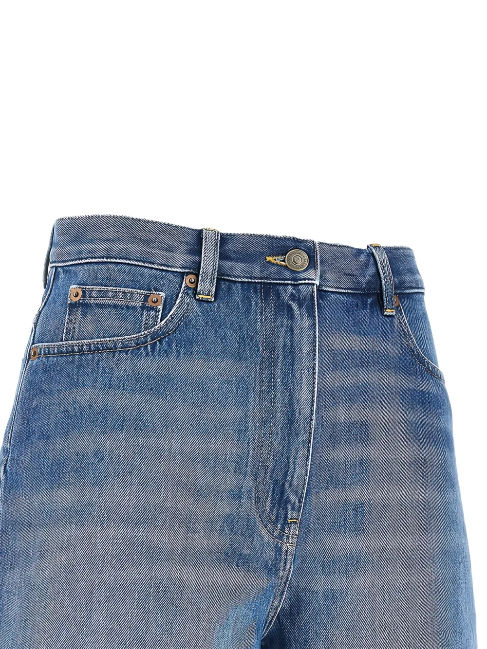 Valentino Garavani Belt-loop Pocket Shorts - Blue 