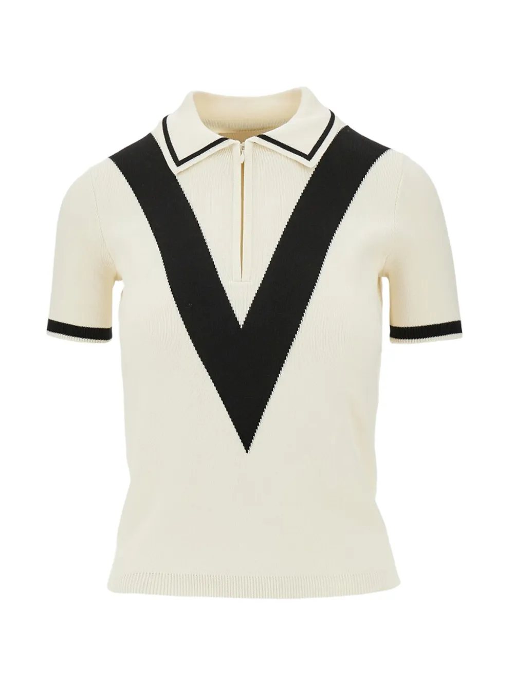 Valentino Garavani cotton polo top - Nude
