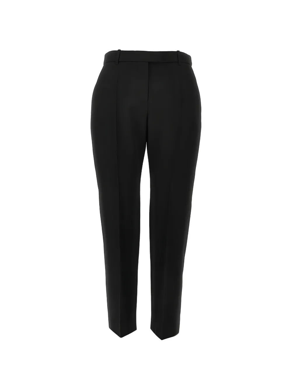 Alexander McQueen concealed-fastening belt-loop trousers - Nero
