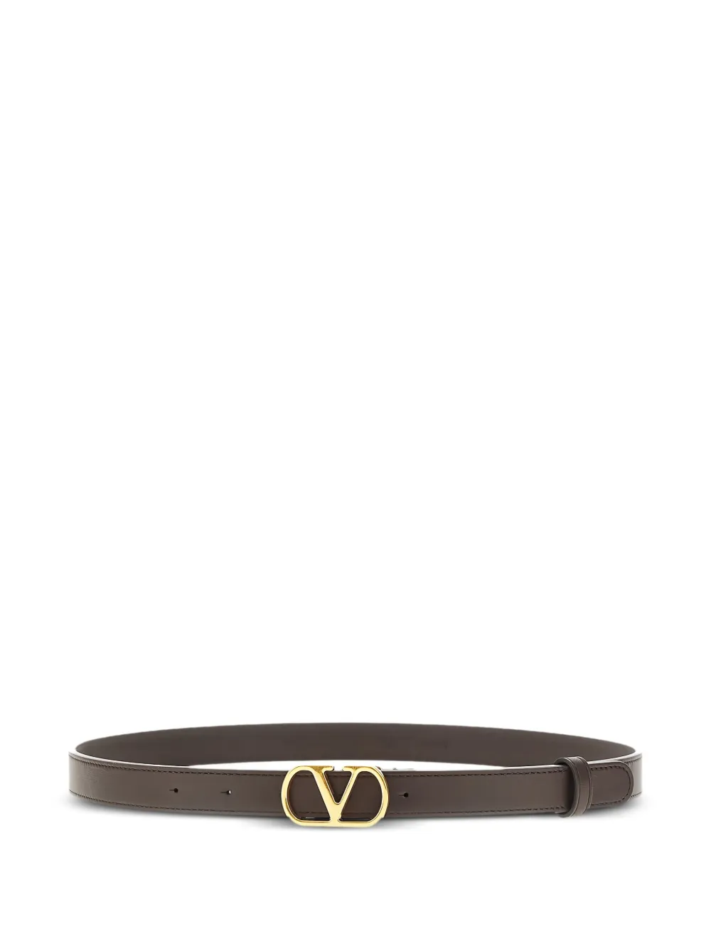 Valentino Garavani Vlogo buckle belt - Marrone