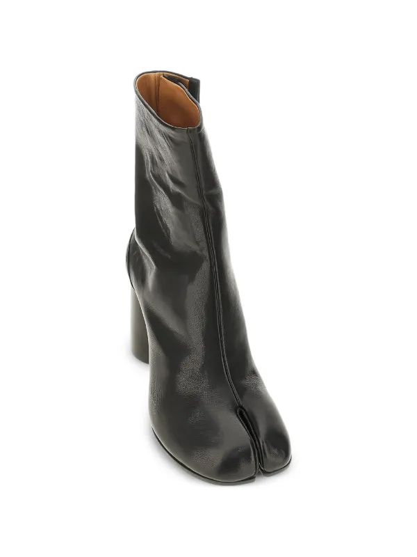 Maison Margiela Tabi Heeled Ankle Boots | Black | FARFETCH RO