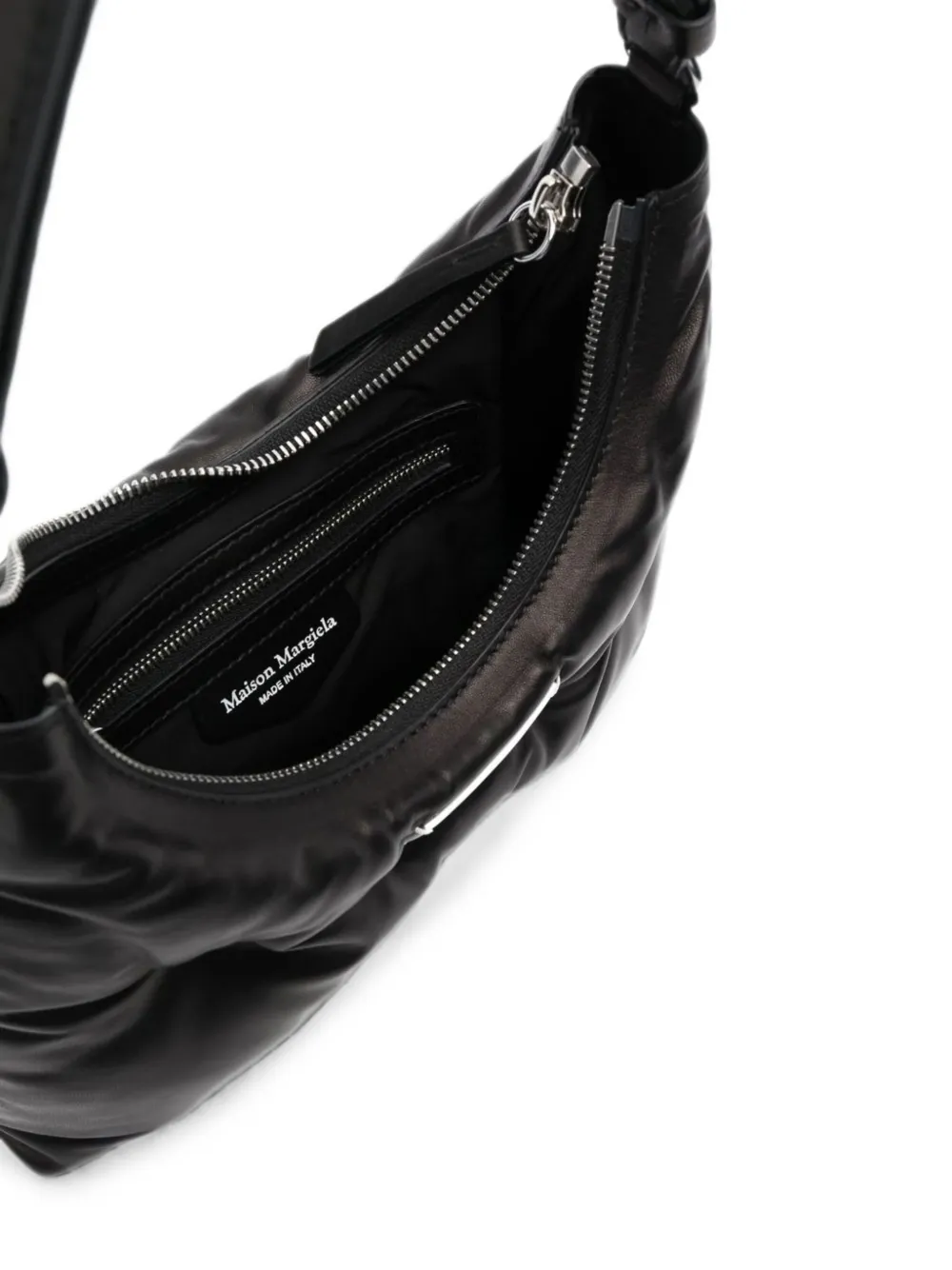 Maison Margiela Leren schoudertas Zwart
