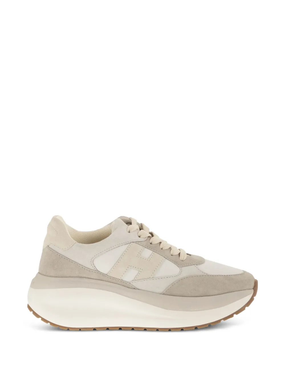 Hogan Sneakers met logo Beige