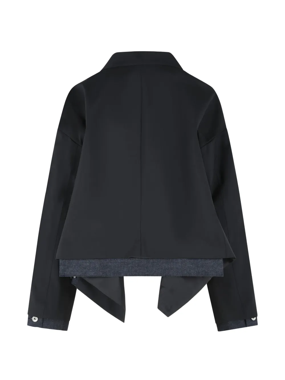 sacai Gelaagde blazer Zwart