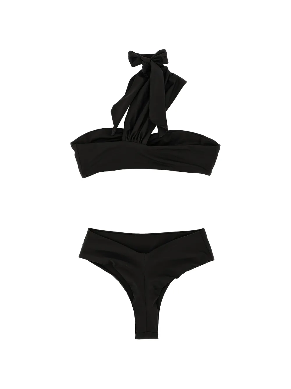  Elisabetta Franchi One-shoulder Jewelled Bikini - Black 
