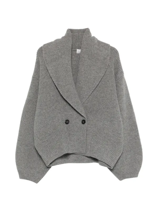 ROTATE BIRGER CHRISTENSEN ボタン カーディガン | グレー | FARFETCH JP