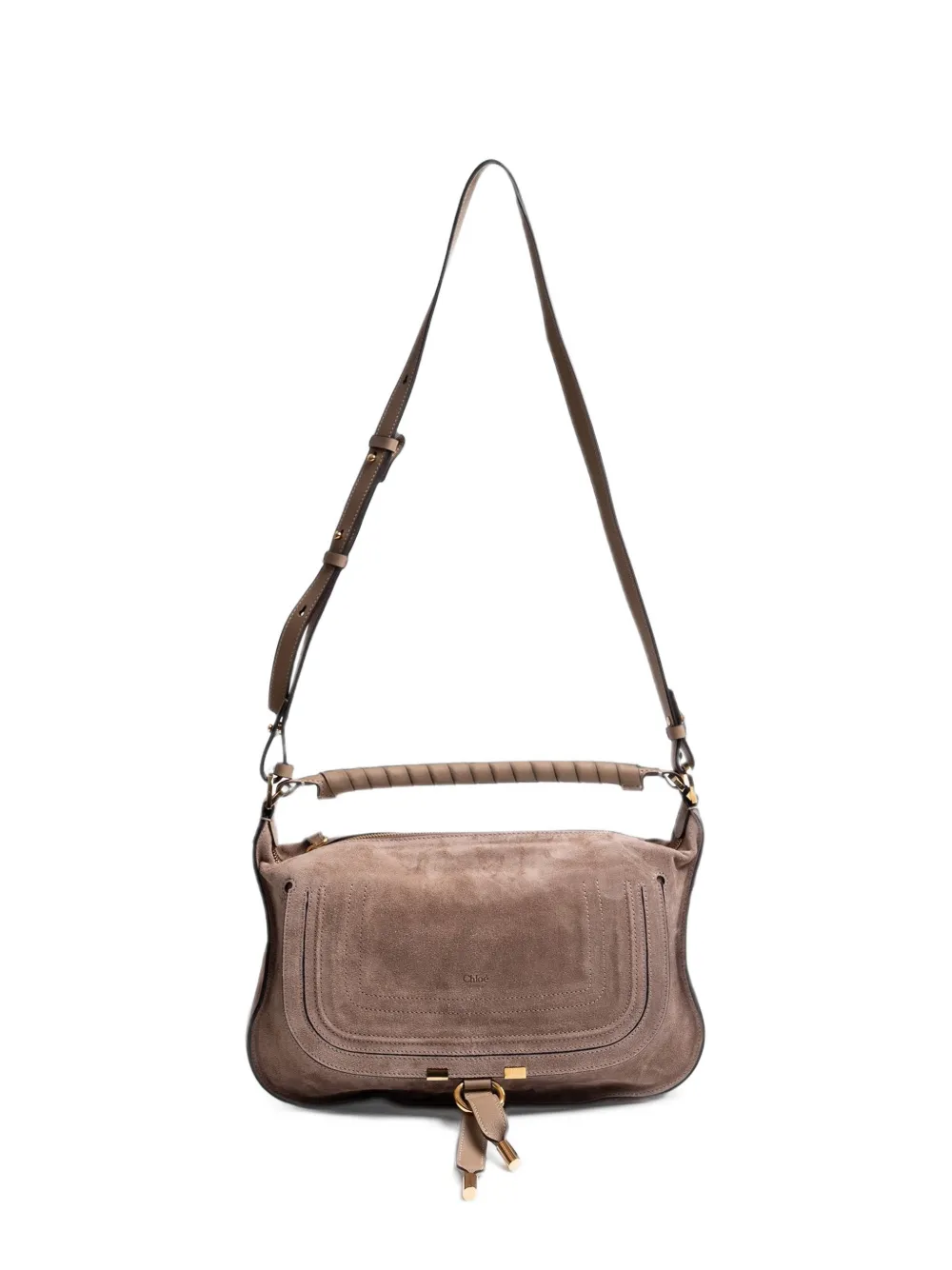 Chloé Marcie Small Shoulder Bag - Neutrals