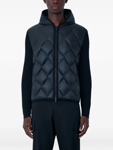 Moncler ribbed sleeves quilted gilet