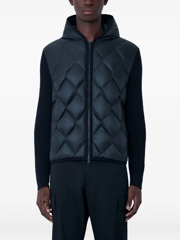モンクレール キルティングベスト　ジレ  ブラック　14A Moncler キルティング ベスト | ブラック | FARFETCH JP