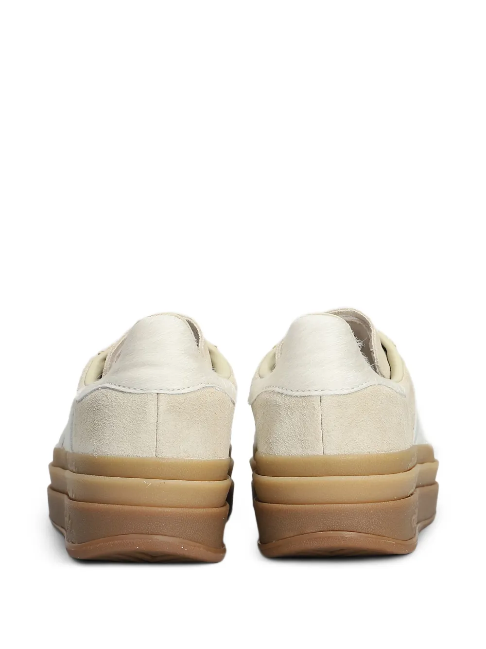 adidas Gazelle Bold sneakers met plateauzool en strepen Beige