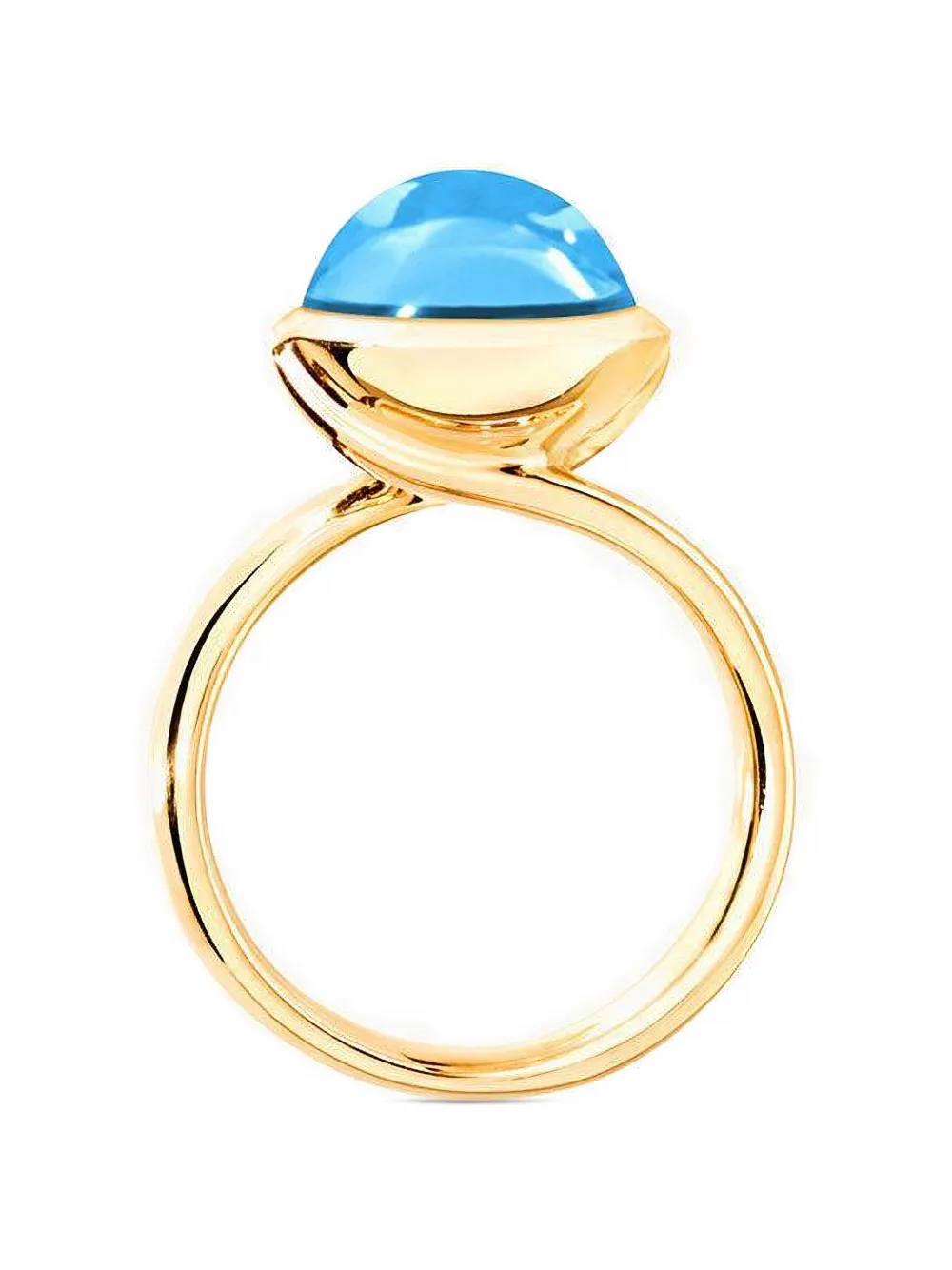 TAMARA COMOLLI Anello Bouton con finitura lucida - Oro