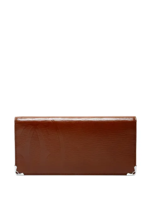 Cartier 1990-2010s logo-detail leather wallet