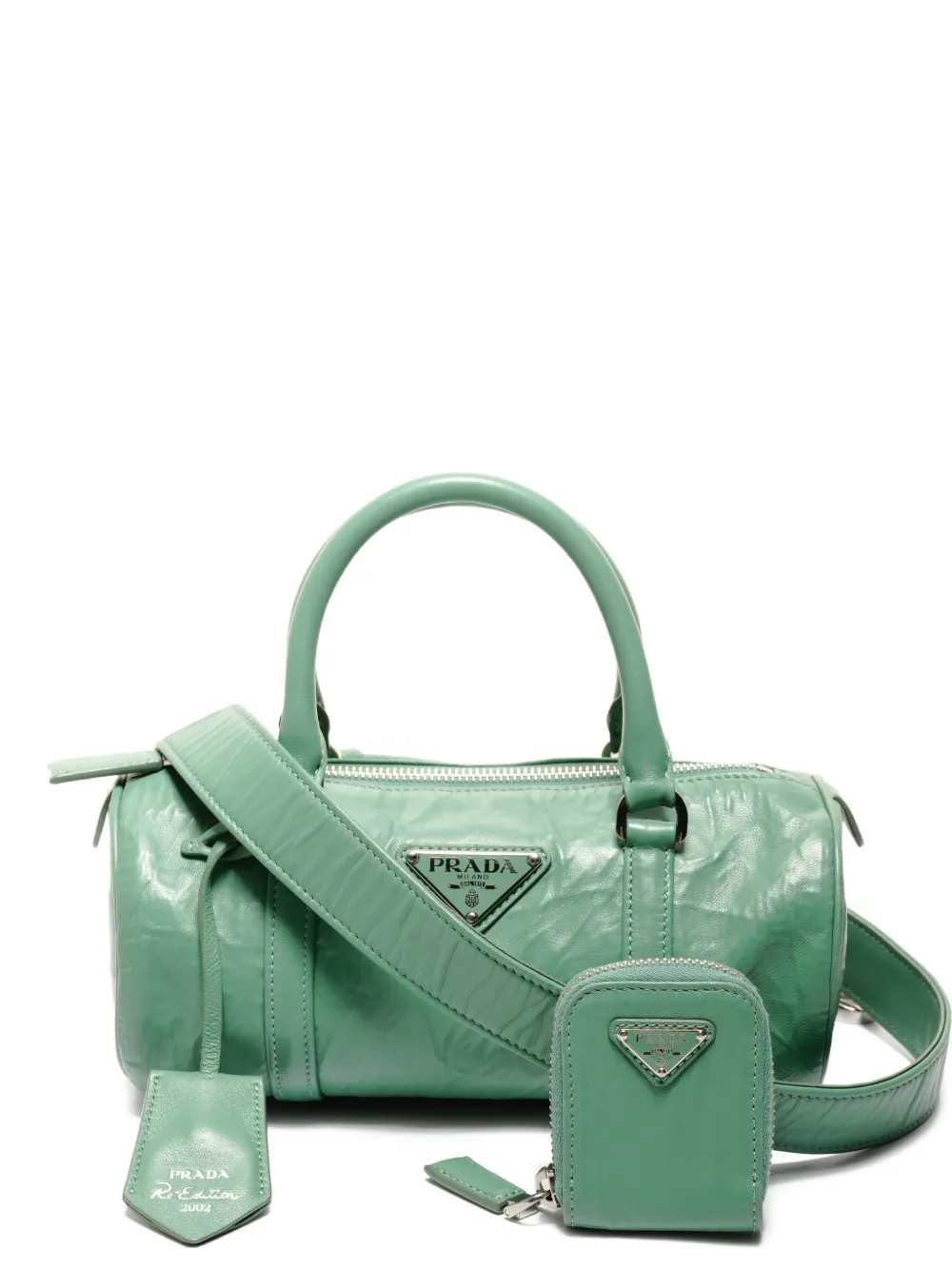 Prada Pre-Owned 2023 mini Boston tote bag - Verde