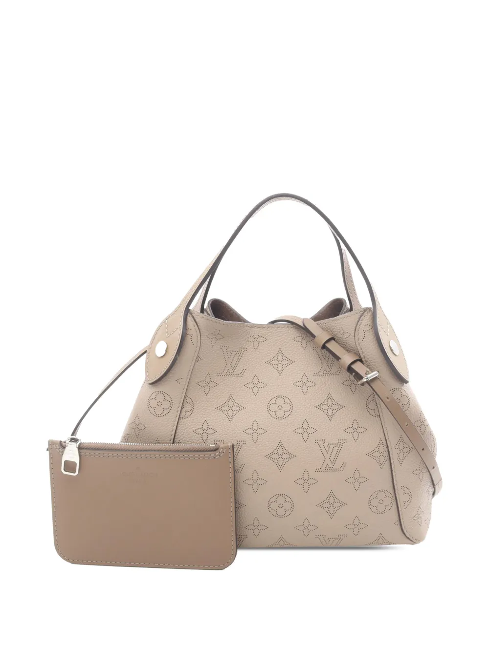 Louis Vuitton Pre-Owned 2020 Monogram Mahina Hina PM satchel - Marrone