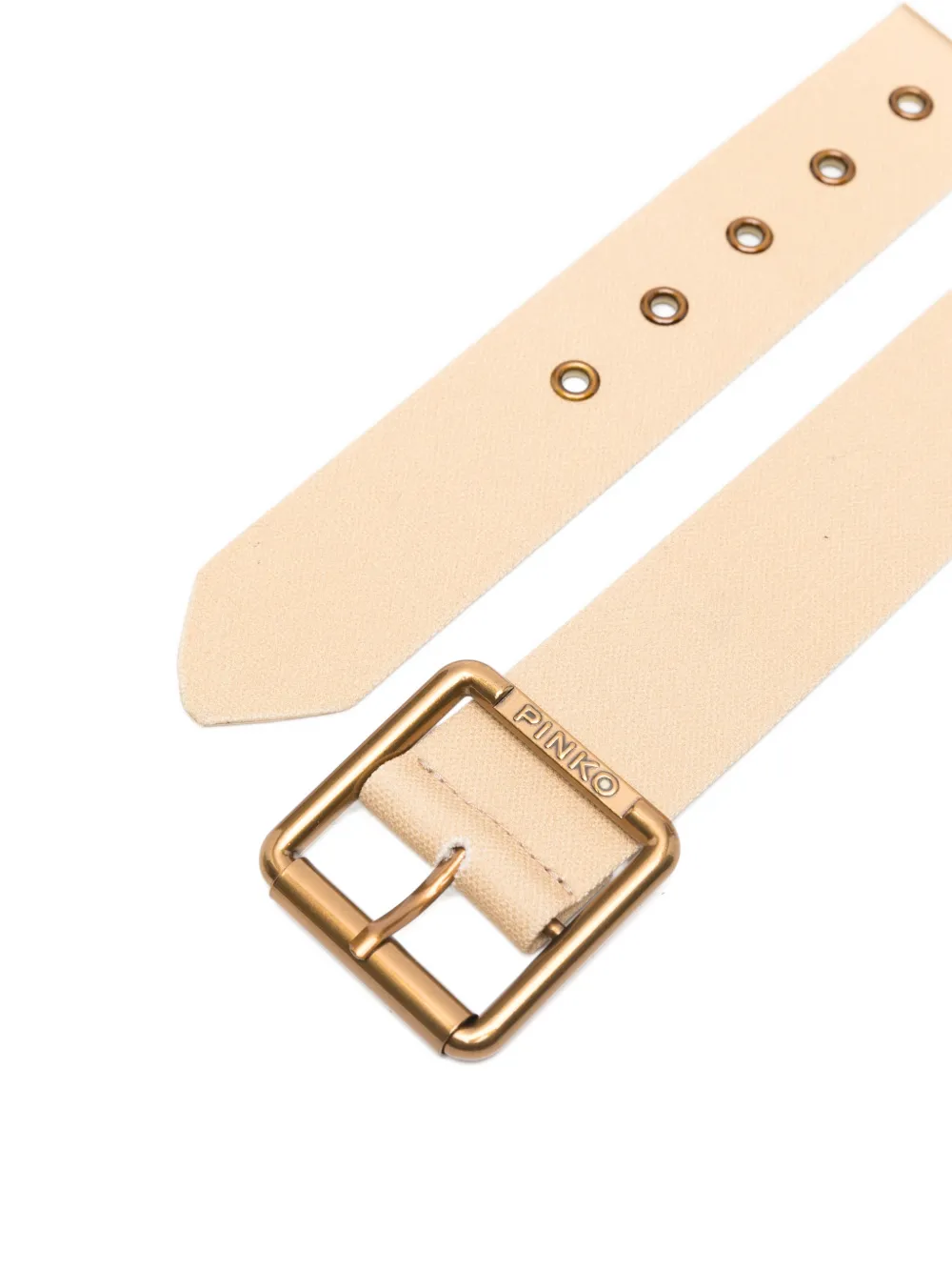  Pinko Kids Square-buckle Belt - Neutrals 