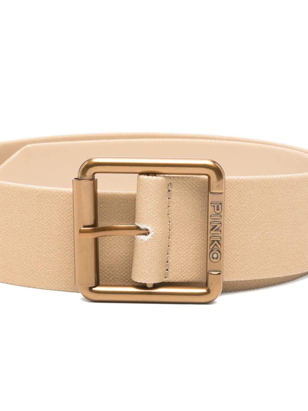  Pinko Kids Square-buckle Belt - Neutrals 